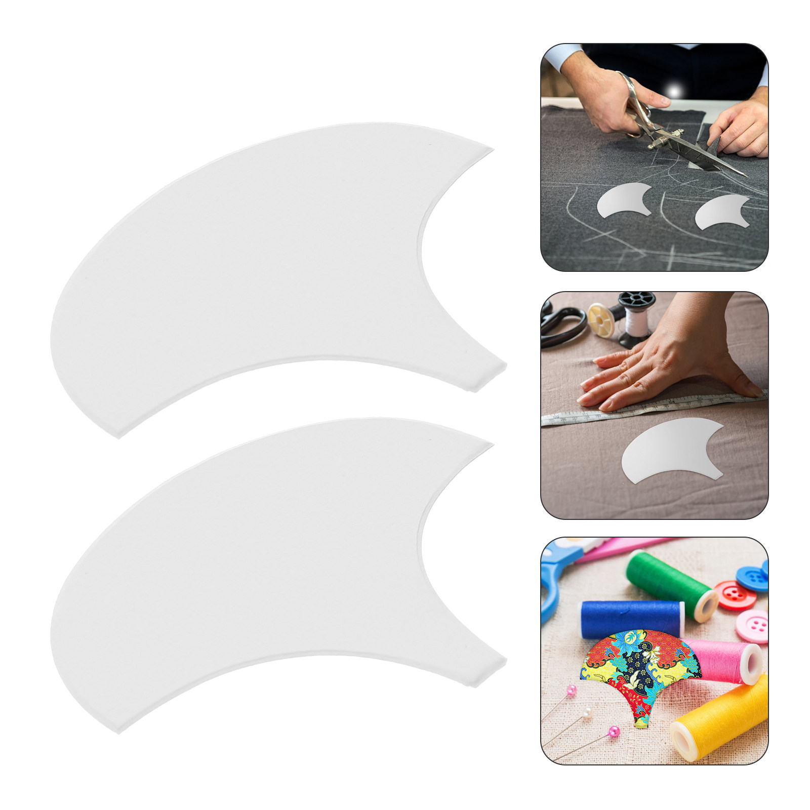Embroidery Craft - Reusable Shell Shaped Quilting Template Made
