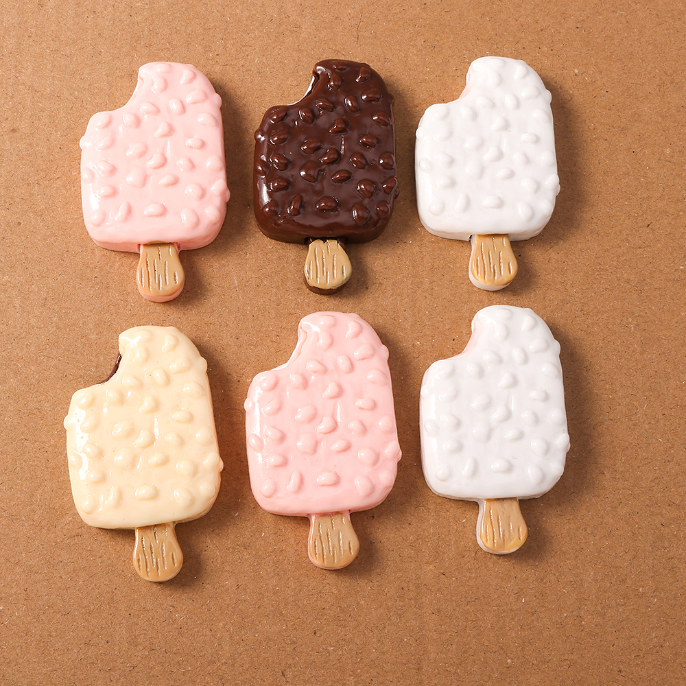 4pcs Simulation Food Ice Cream - Craft Embellishments recension och pris