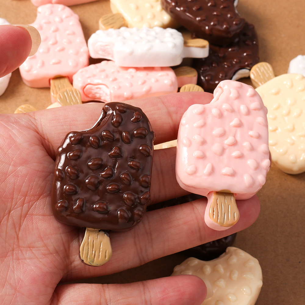 4pcs Simulation Food Ice Cream - Craft Embellishments recension och pris