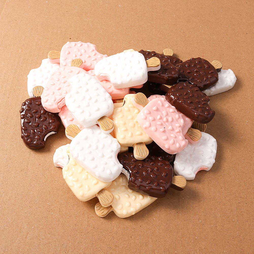 4pcs Simulation Food Ice Cream - Craft Embellishments recension och pris