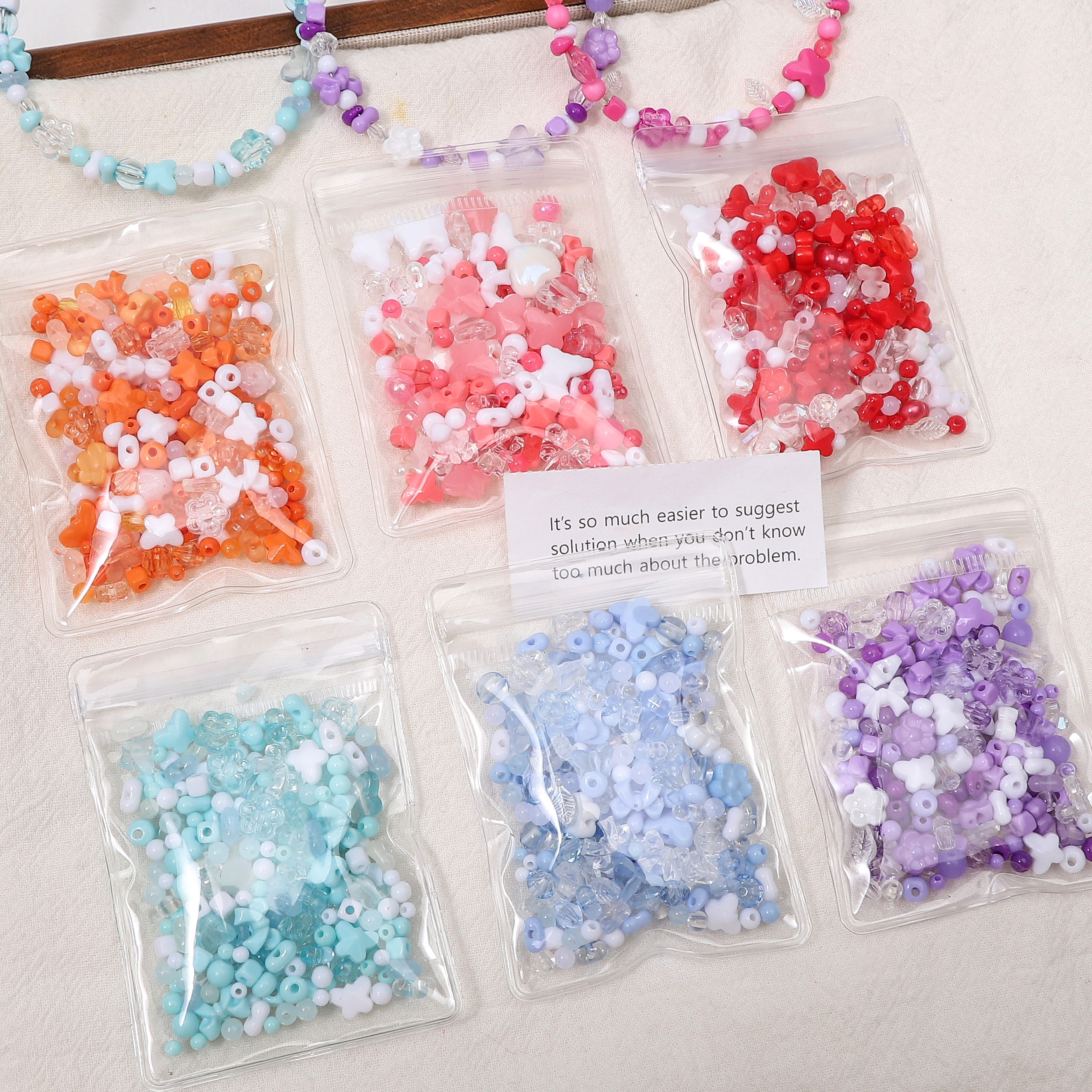 100-130Pcs Acrylic Bow Flower  - Embellishment Crafts recension och pris