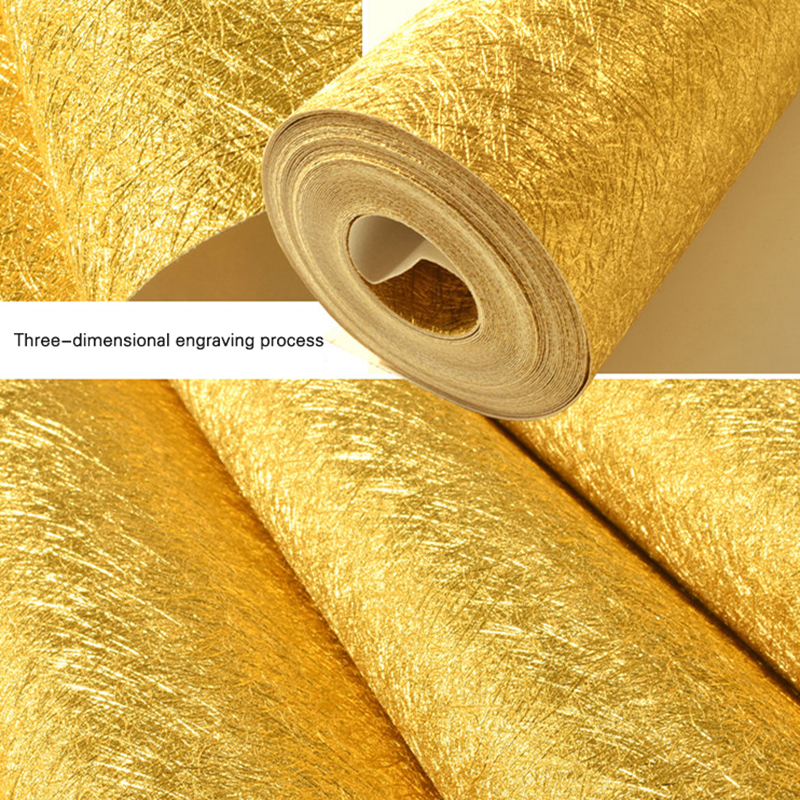 3D Stereoscopic Relief Gold Fo - Glitter Vinyl Roll recension och pris