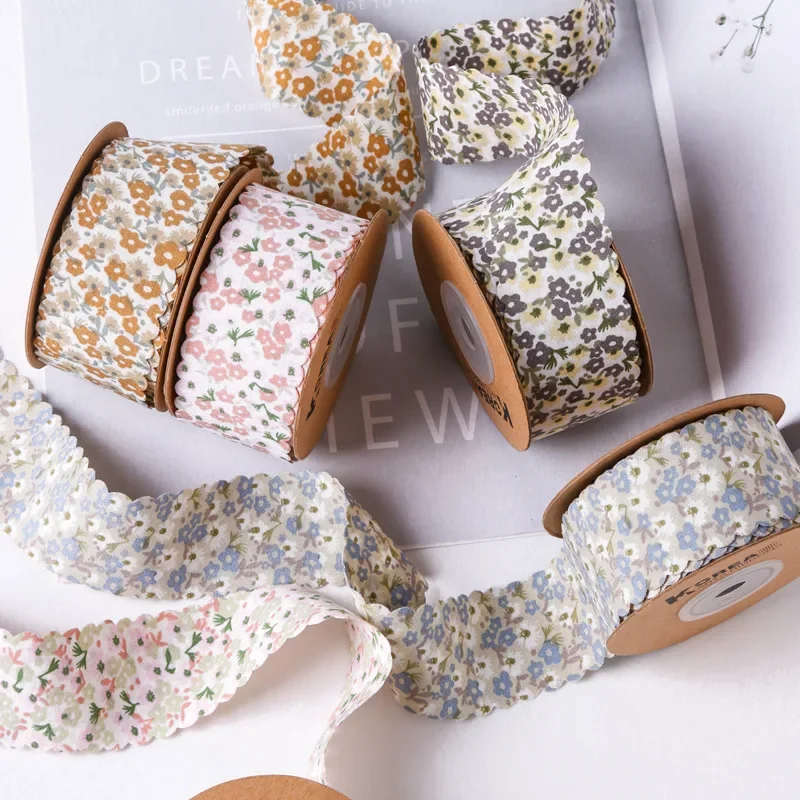 25/38mm 5yards Wavy Edge Flora - Velvet Ribbon Roll recension och pris