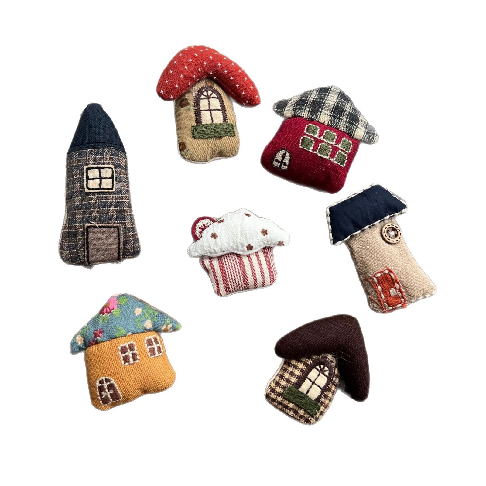 Stuffed Fabric Mushroom House  - Craft Embellishments recension och pris