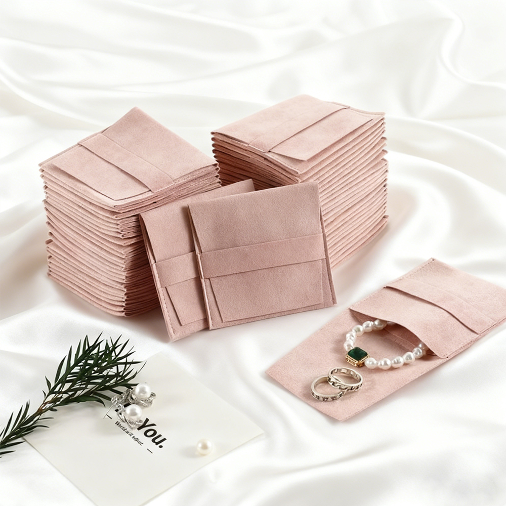 5Pcs Jewelty Bag 6.2x6.2cm/8x8 - Velvet Ribbon Roll recension och pris