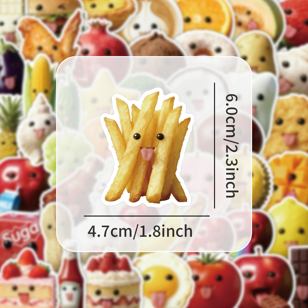 53 Pcs Abstract Art Style Food - Craft Embellishment World recension och pris