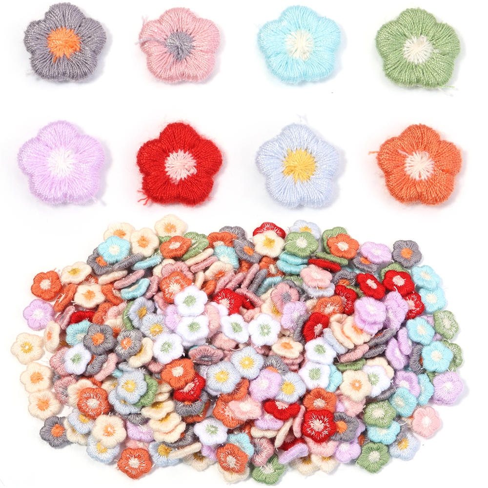 50pcs/lot Mini Plum Blossom Fl - Applique Patch Flower recension och pris
