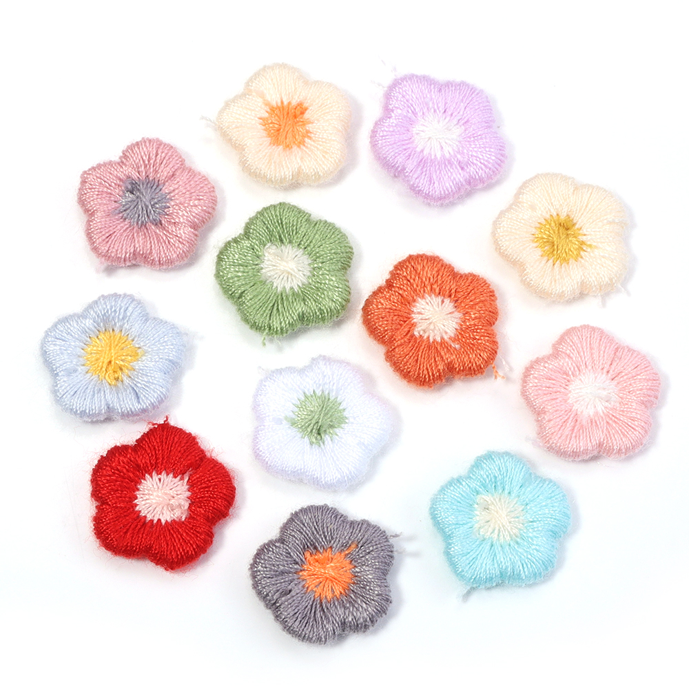 50pcs/lot Mini Plum Blossom Fl - Applique Patch Flower recension och pris