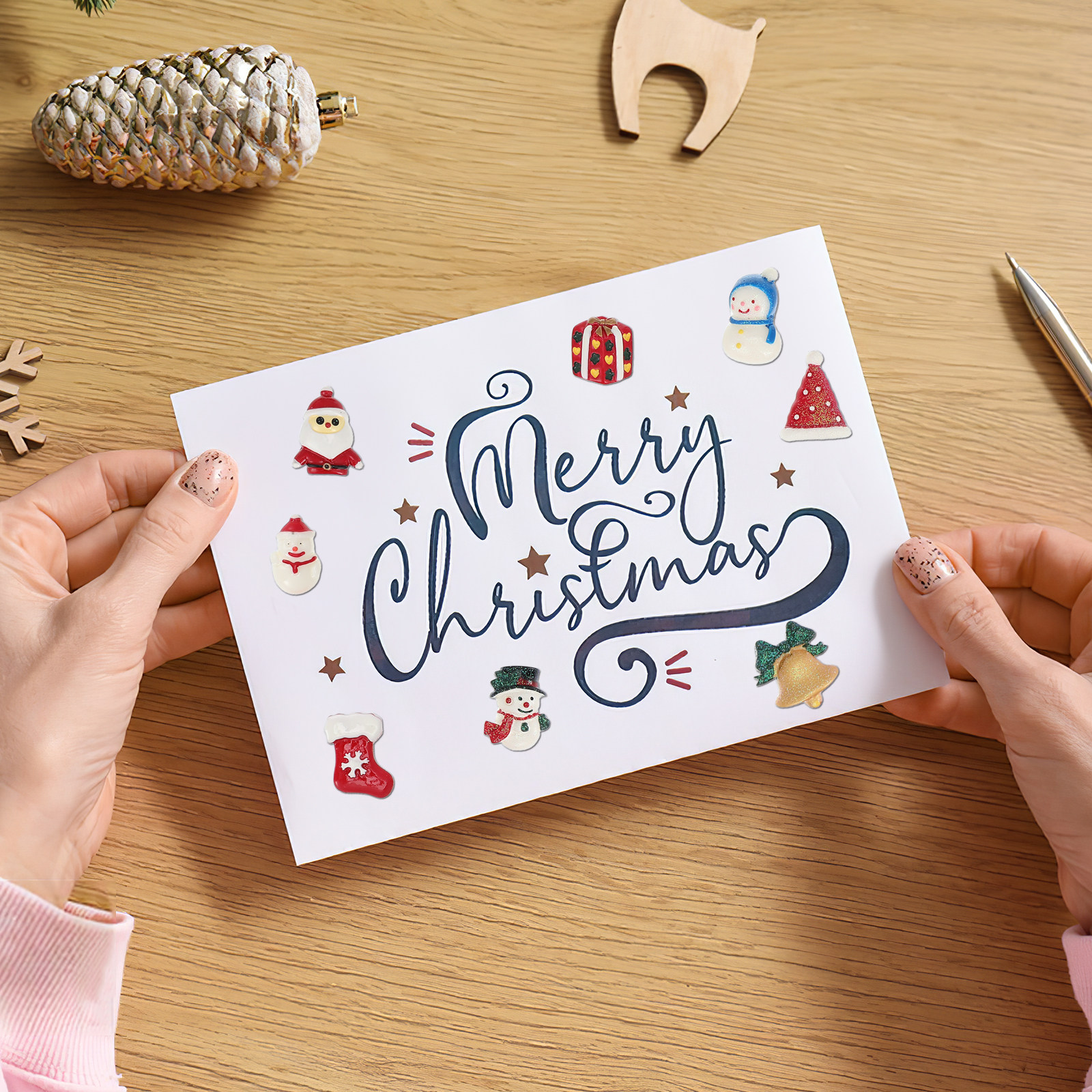 50 PCS Embellishment Christmas - Craft Embellishments recension och pris