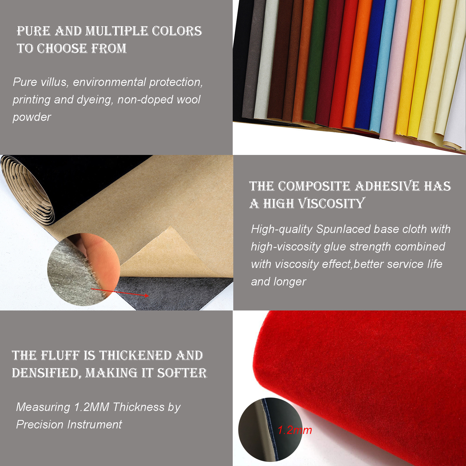 1 roll 45 x 148cm Self-adhesiv - Velvet Ribbon Roll recension och pris