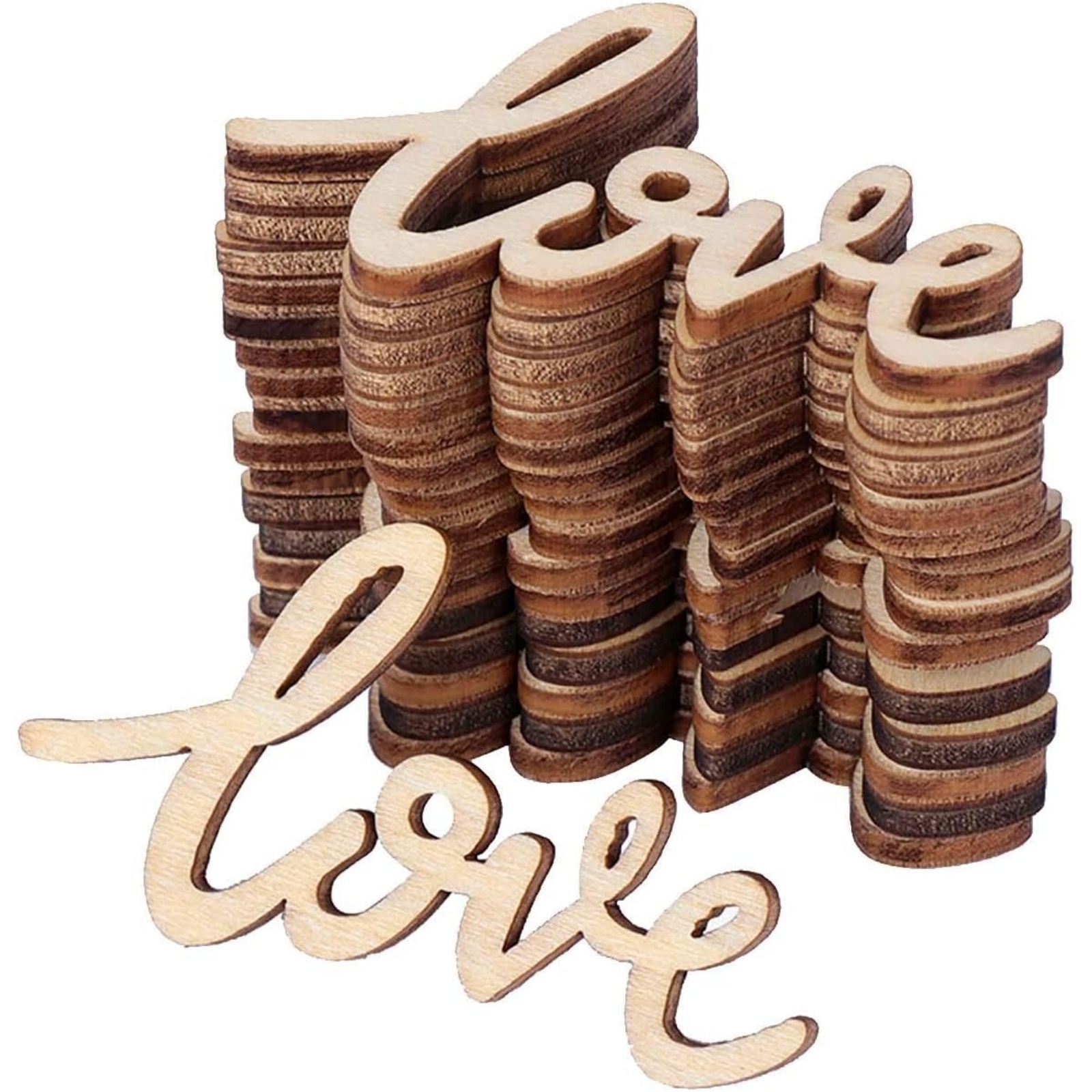18/36 Pcs Little Love Wood Cra - Christmas Craft Embellishment recension och pris