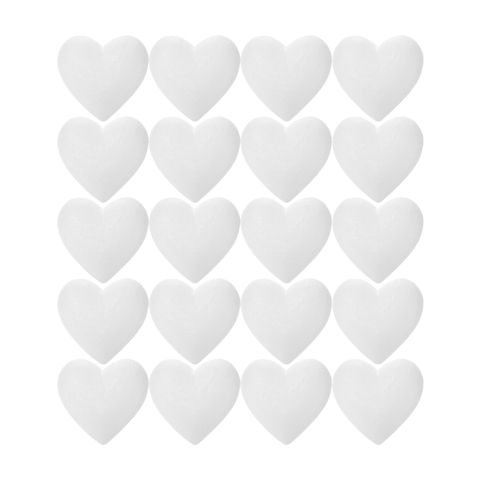 20Pcs Smooth Foam Heart Balls  - Christmas Craft Embellishment recension och pris