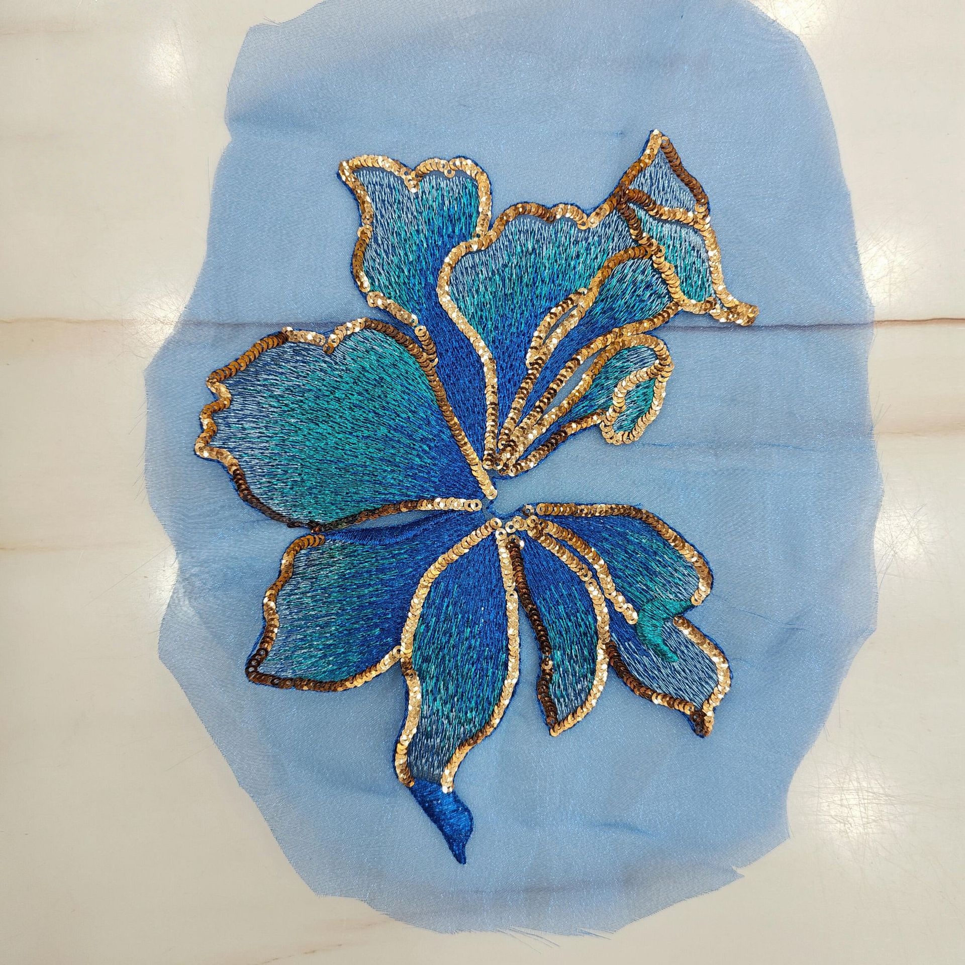 Organza Embroidery Applique Pa - Craft Embellishments recension och pris