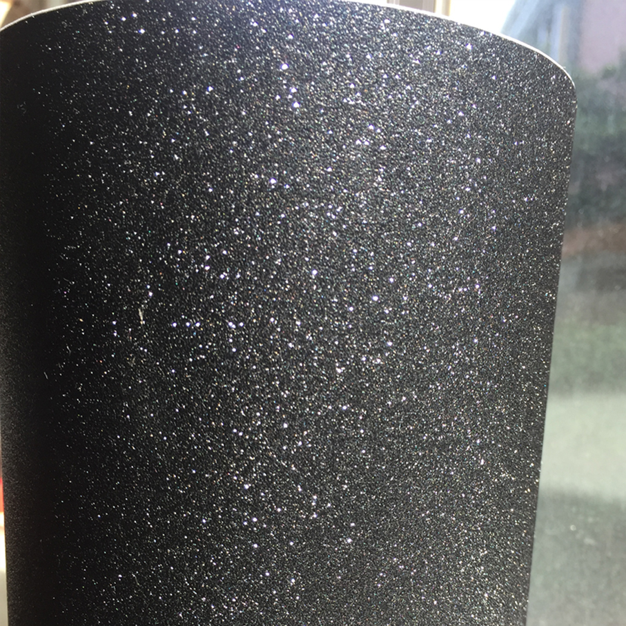 50CM*300CM black Glitter Diamo - Glitter Vinyl Roll recension och pris