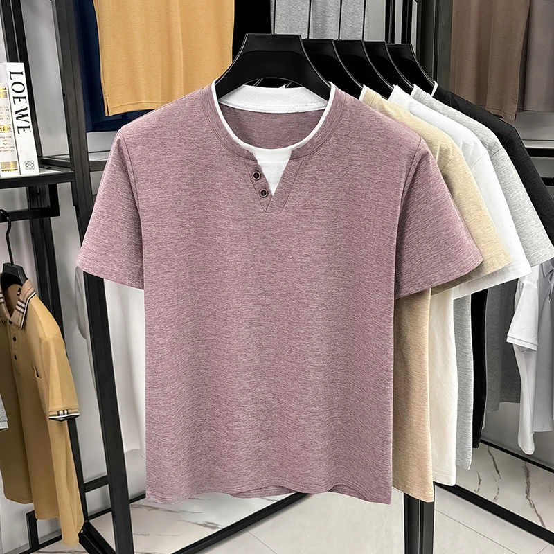 Men's Minimalist Henley Neck T - Embellish Knit recension och pris