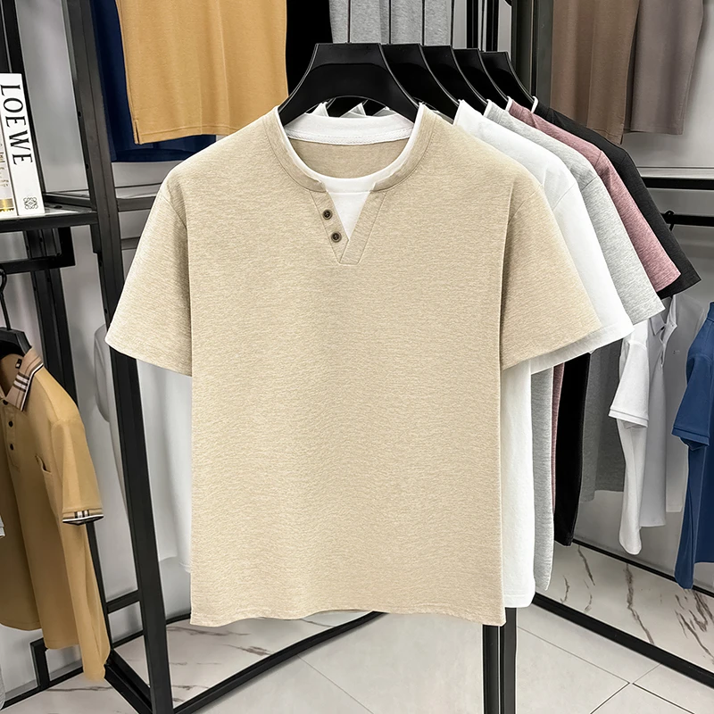 Men's Minimalist Henley Neck T - Embellish Knit recension och pris