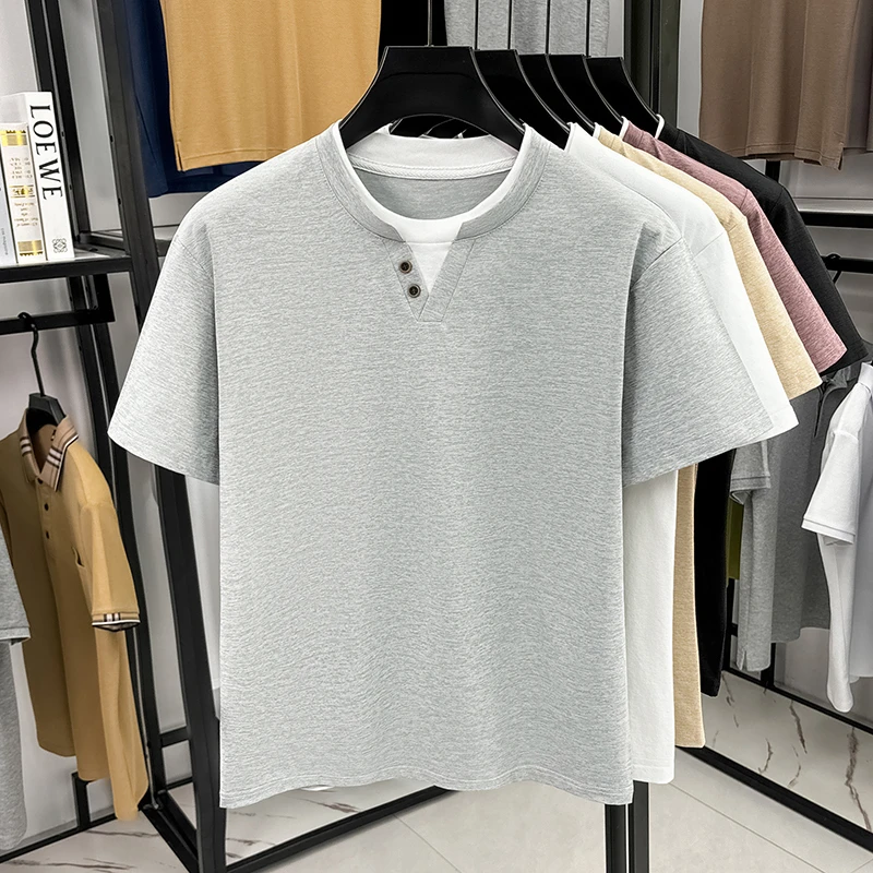 Men's Minimalist Henley Neck T - Embellish Knit recension och pris