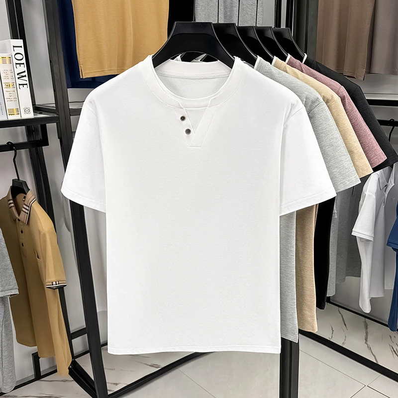 Men's Minimalist Henley Neck T - Embellish Knit recension och pris