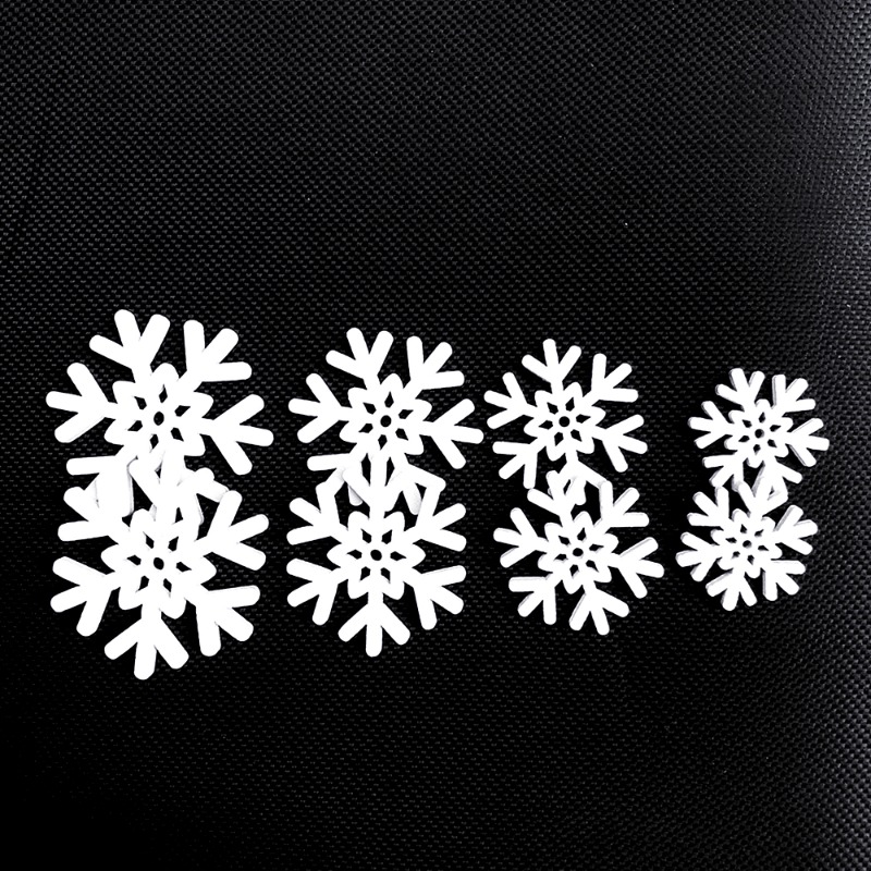 50pcs 20mm 25mm 30mm 35mm Mix  - Christmas Craft Embellishment recension och pris