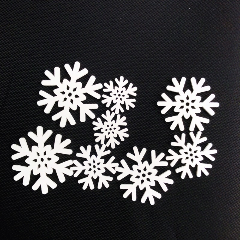50pcs 20mm 25mm 30mm 35mm Mix  - Christmas Craft Embellishment recension och pris