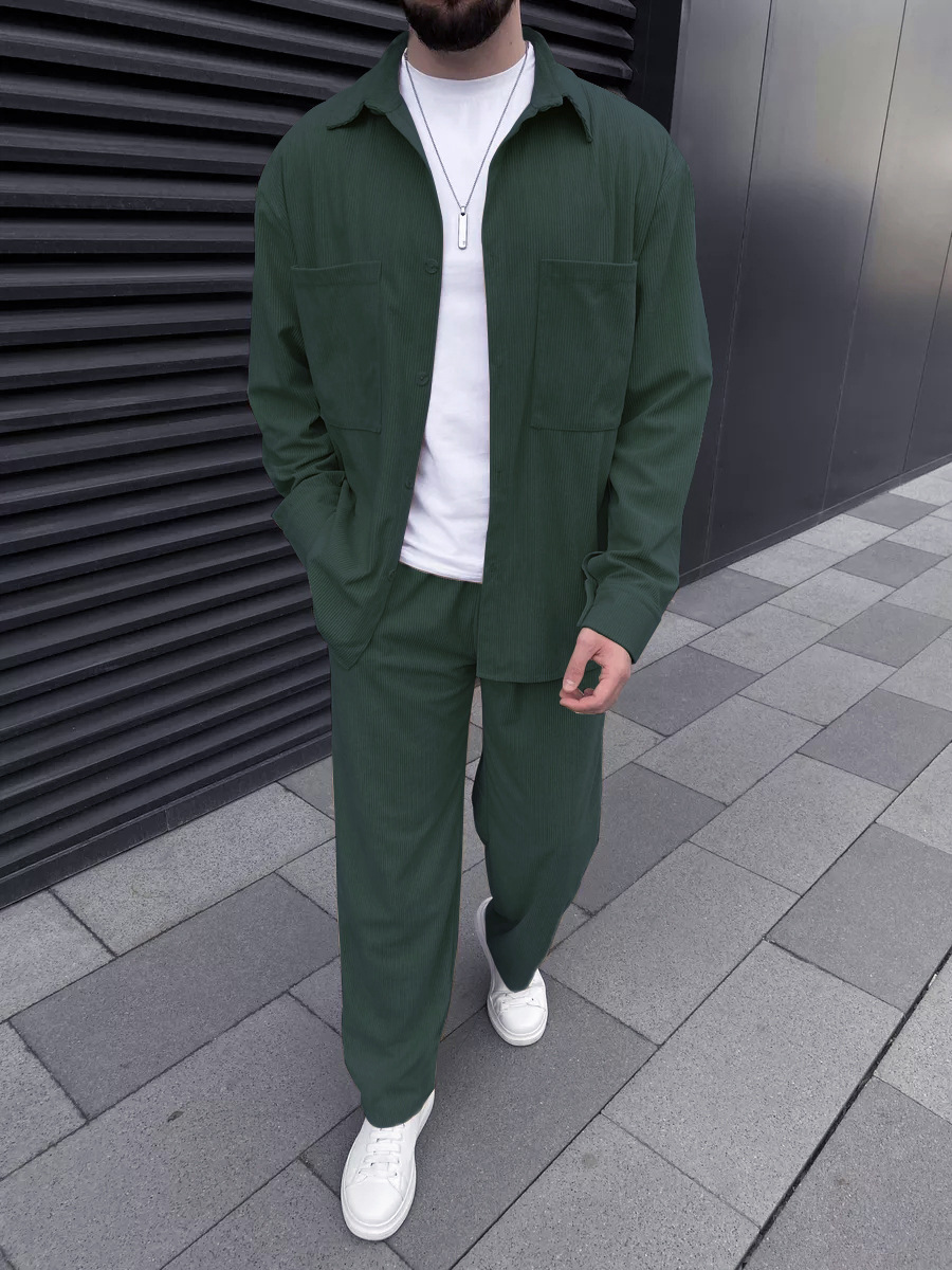 Men's corduroy two-piece outfi - Embellish Knit recension och pris