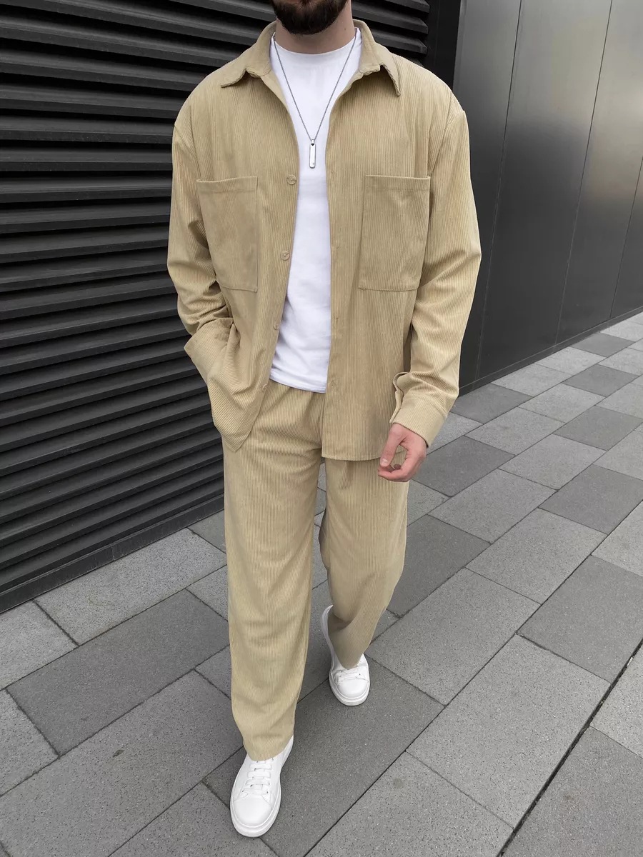 Men's corduroy two-piece outfi - Embellish Knit recension och pris