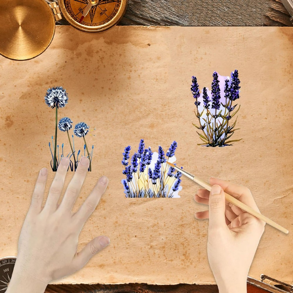 Dandelion Clear Stamps Lavende - Embellishment Crafts recension och pris