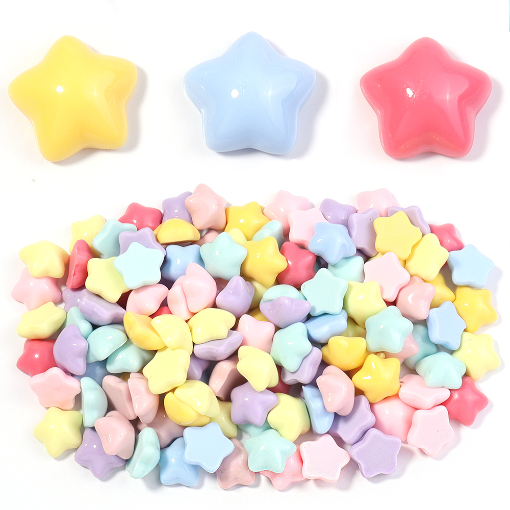 50pcs/lot 16mm Colorful Star R - Craft Embellishments recension och pris