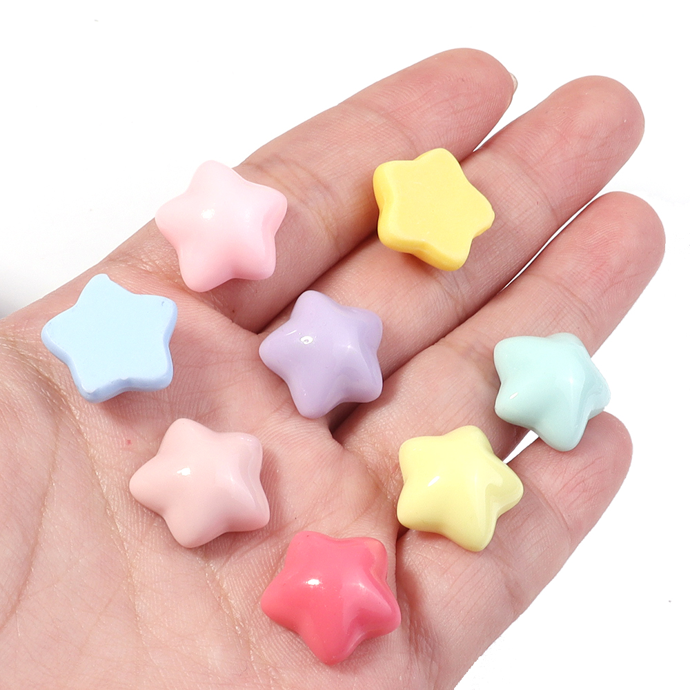 50pcs/lot 16mm Colorful Star R - Craft Embellishments recension och pris
