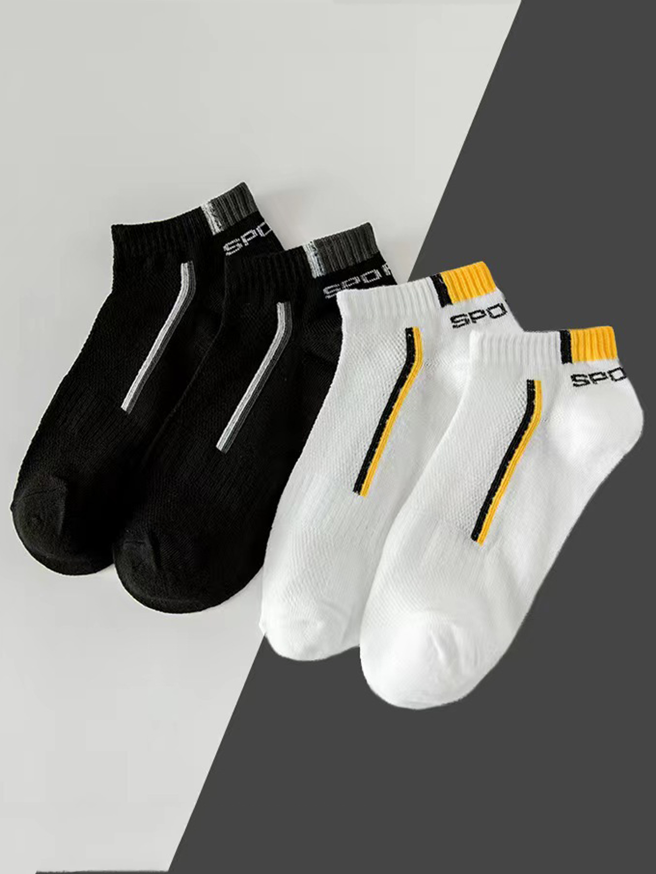 5/10/40Pair Men's Anti-Slip An - Embellish Knit recension och pris