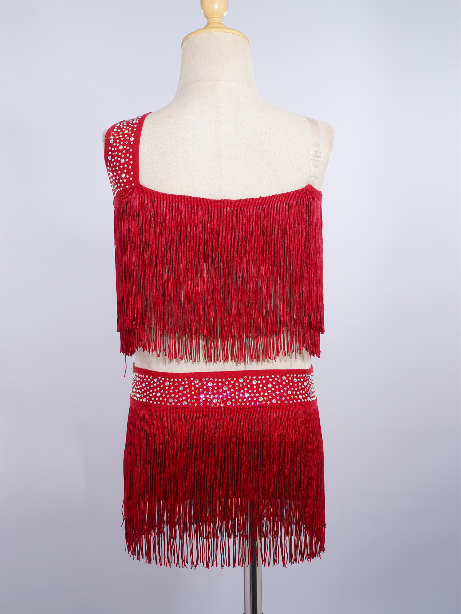 Sequin Ballet Leotard Performa - Rhinestone Banding Trim recension och pris