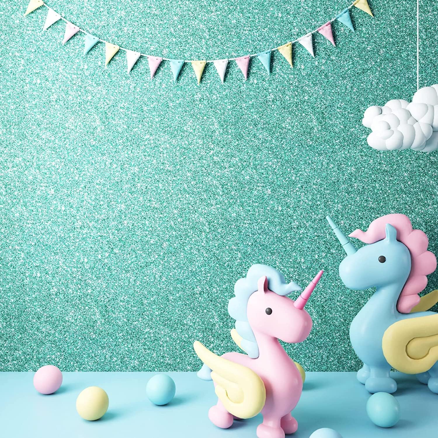 Sparkly Glitter Shiny Fabric S - Glitter Vinyl Roll recension och pris