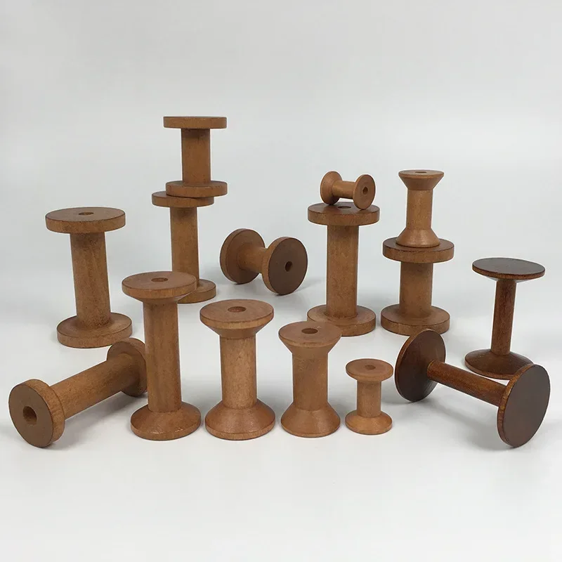 Vintage Wooden Spools DIY Reel - Organza Ribbon Spool recension och pris