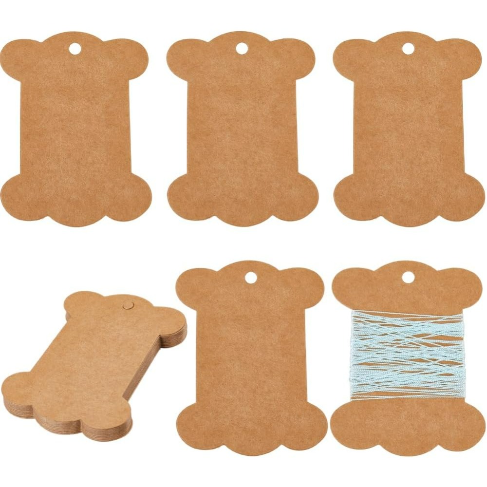 80Pcs Embroidery Thread Cardbo - Organza Ribbon Spool recension och pris