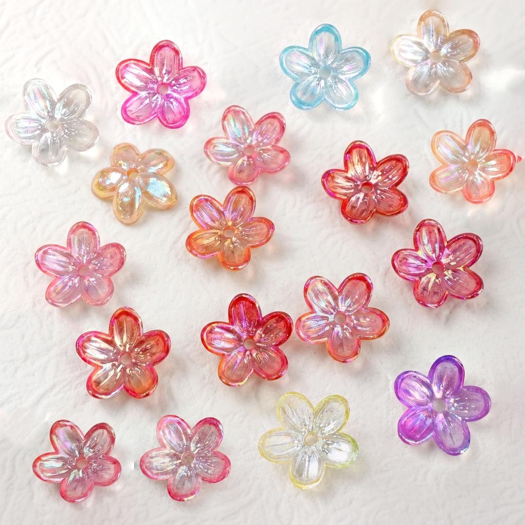 100Pcs/lot 12mm Colorful Lumin - Embellishment Crafts recension och pris