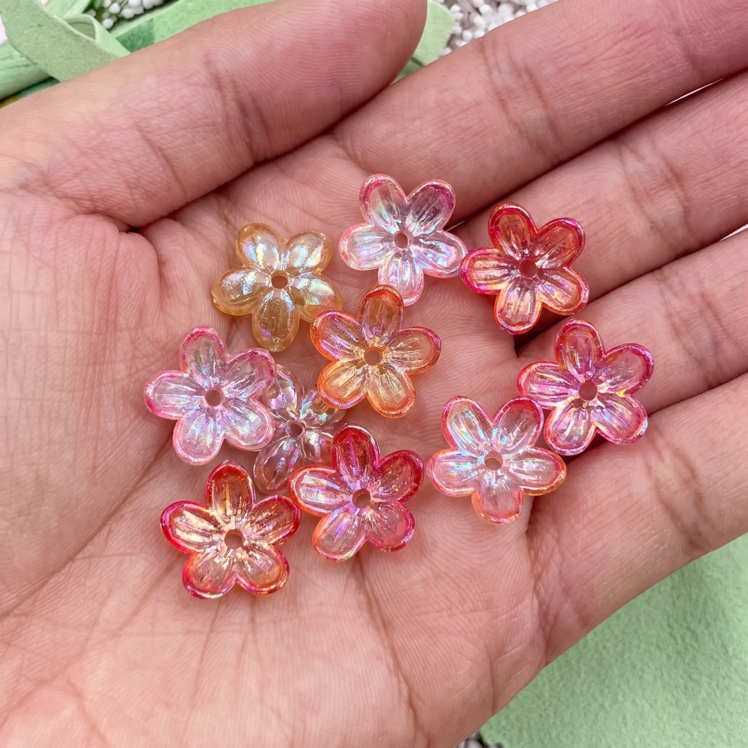 100Pcs/lot 12mm Colorful Lumin - Embellishment Crafts recension och pris