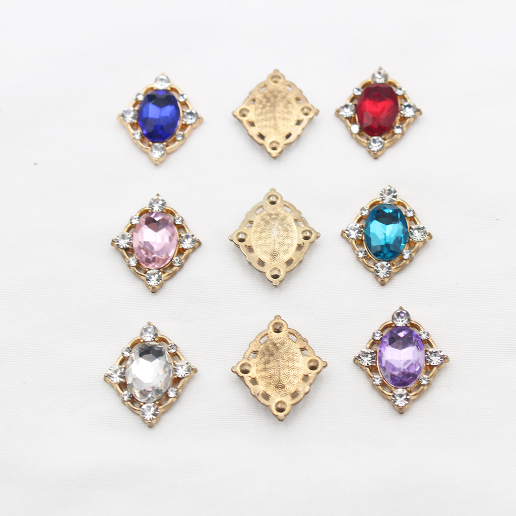 10Pcs Vintage Crystal Sew on C - Craft Embellishments recension och pris