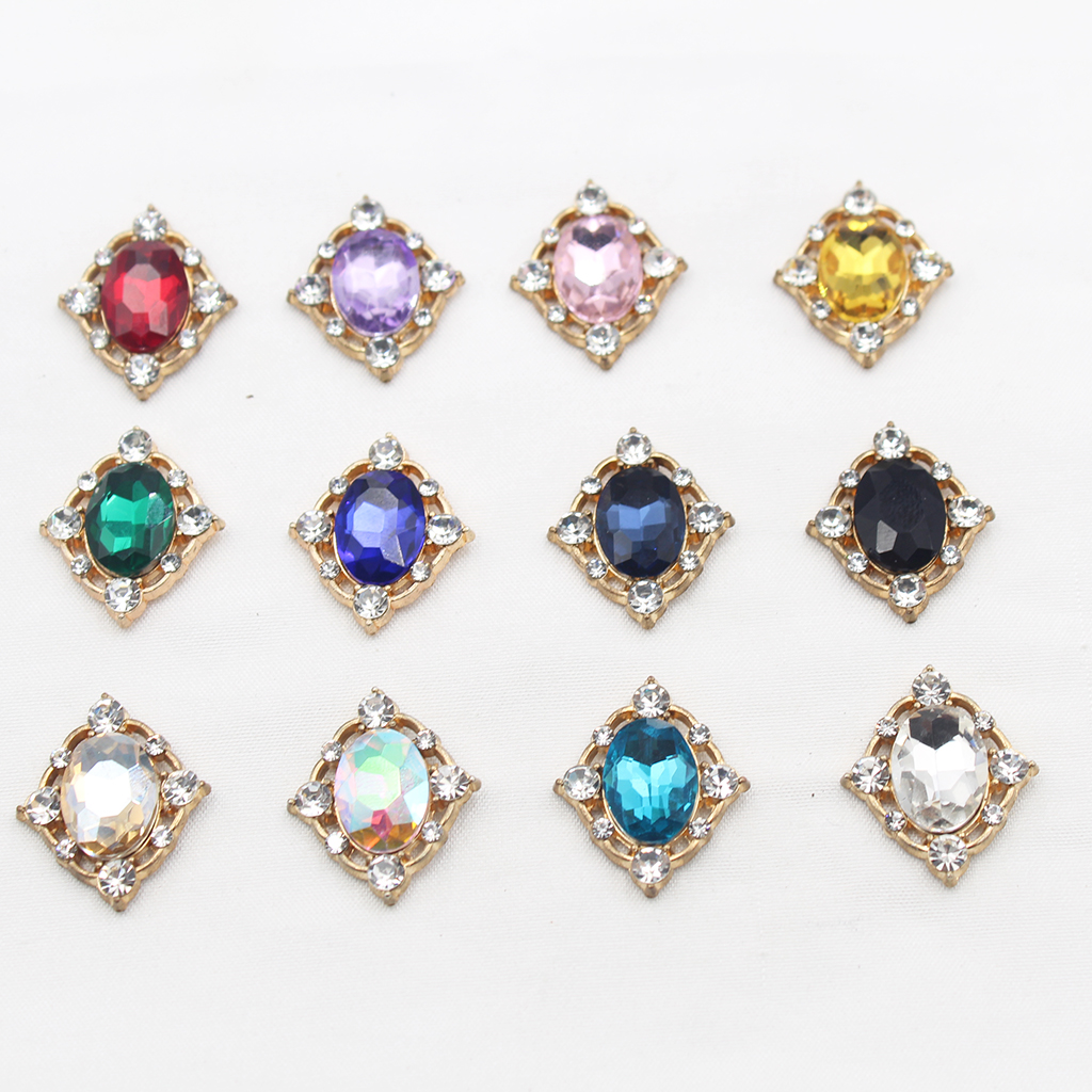 10Pcs Vintage Crystal Sew on C - Craft Embellishments recension och pris