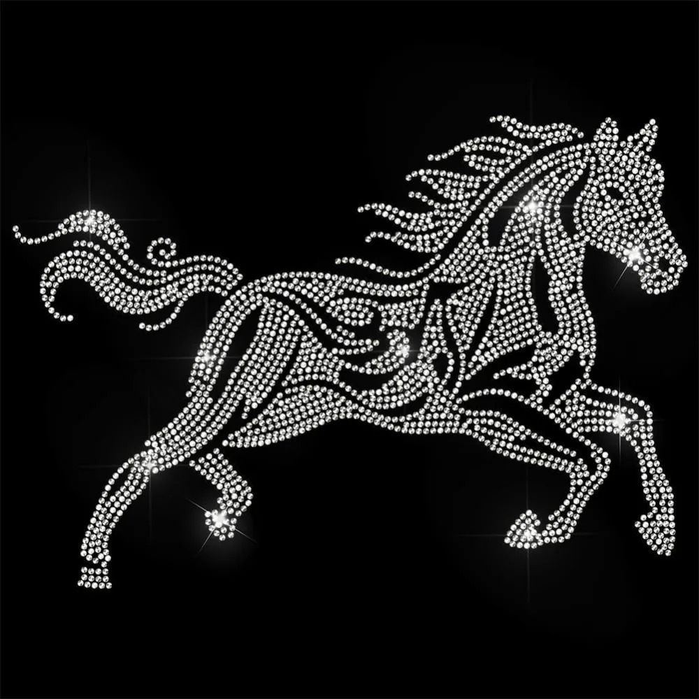 White Rhinestone Iron on Trans - Hotfix Rhinestone Sheet recension och pris