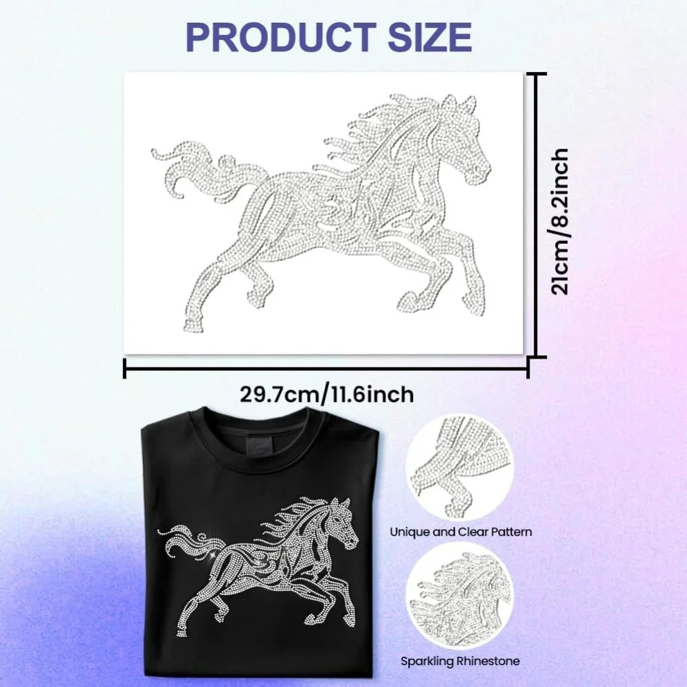 White Rhinestone Iron on Trans - Hotfix Rhinestone Sheet recension och pris