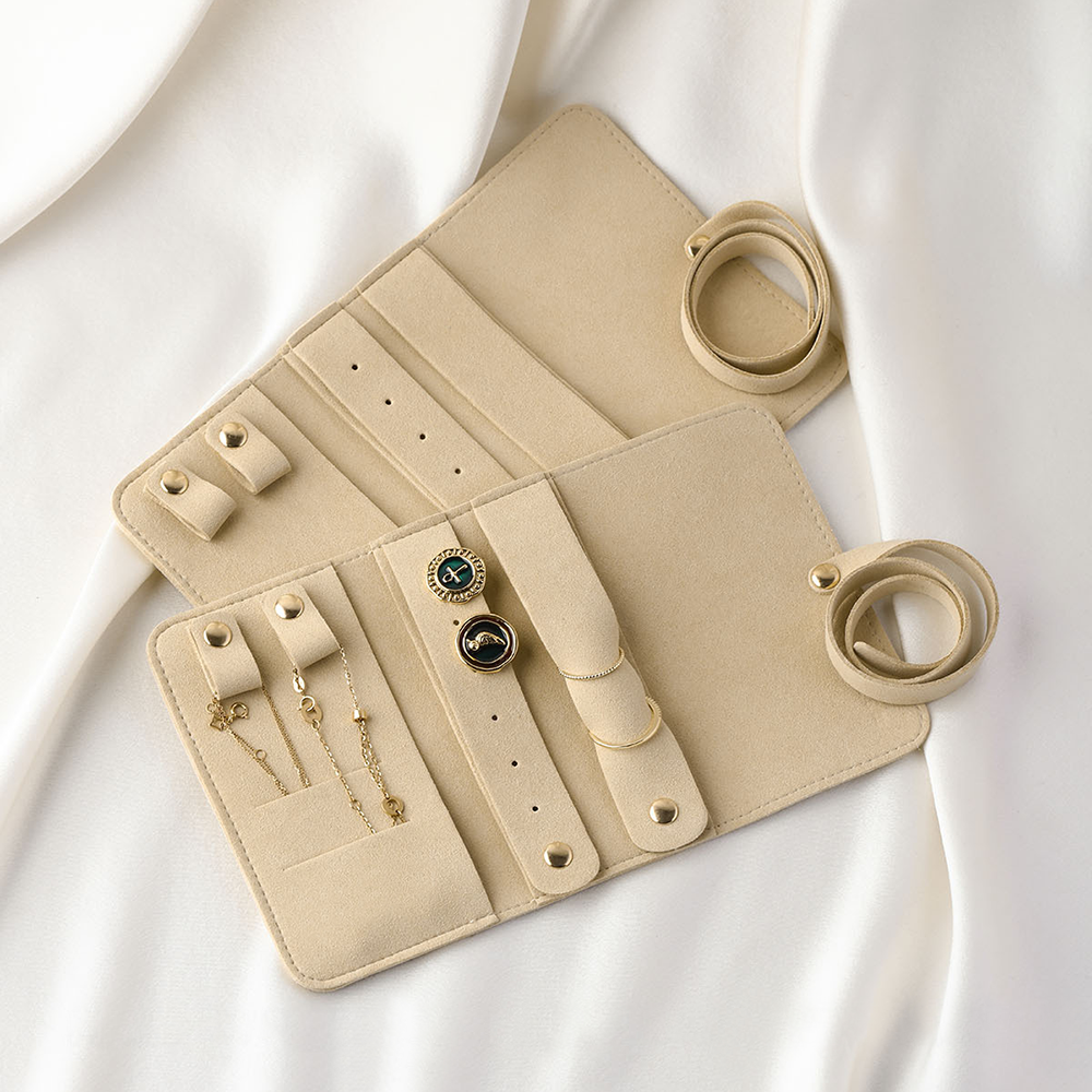 Travel Portable Jewelry Organi - Velvet Ribbon Roll recension och pris