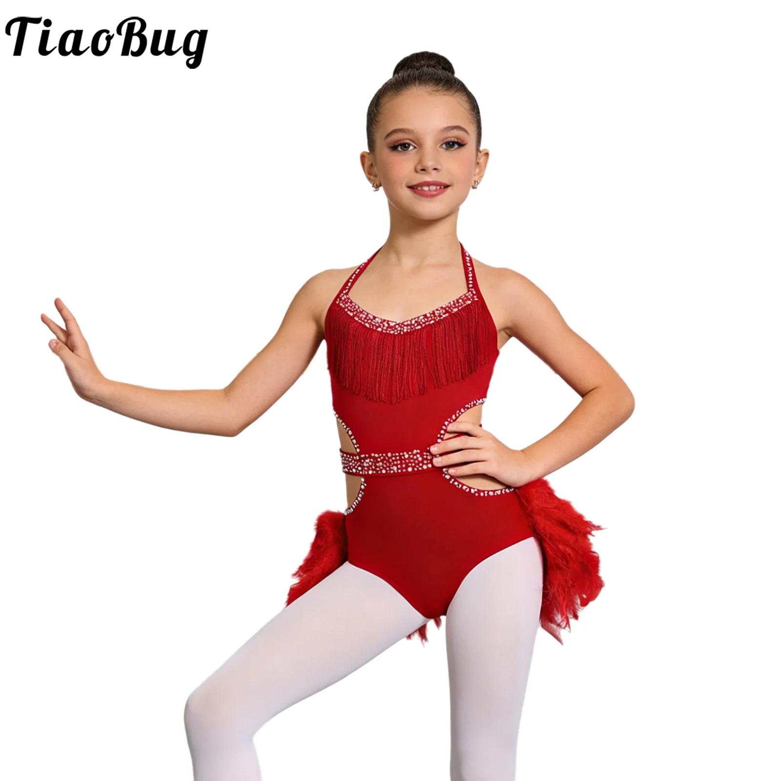 Kids Girls Latin Jazz Dance Co - Rhinestone Banding Trim recension och pris