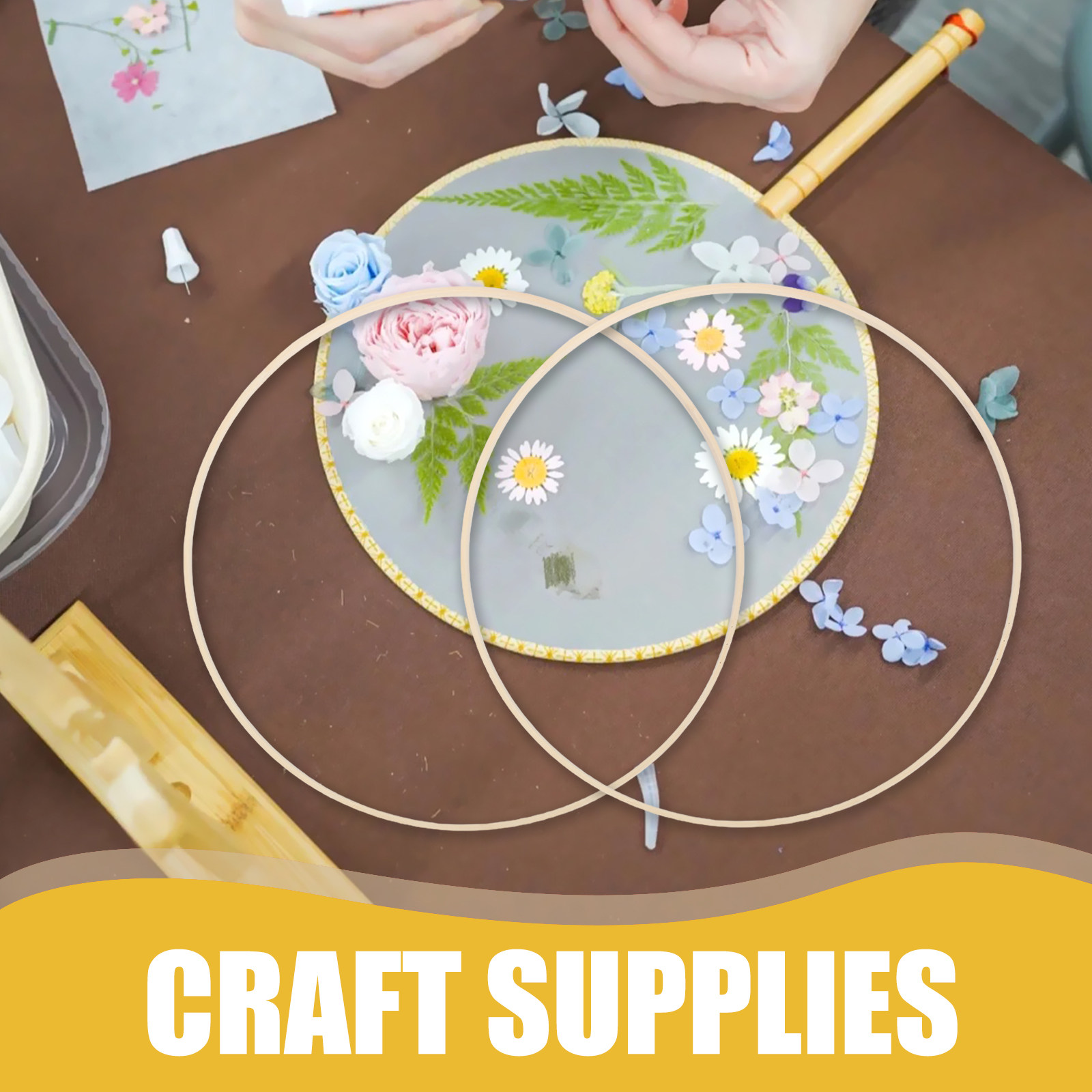 10 Pcs Flower Garland Embroide - Embroidery Craft recension och pris