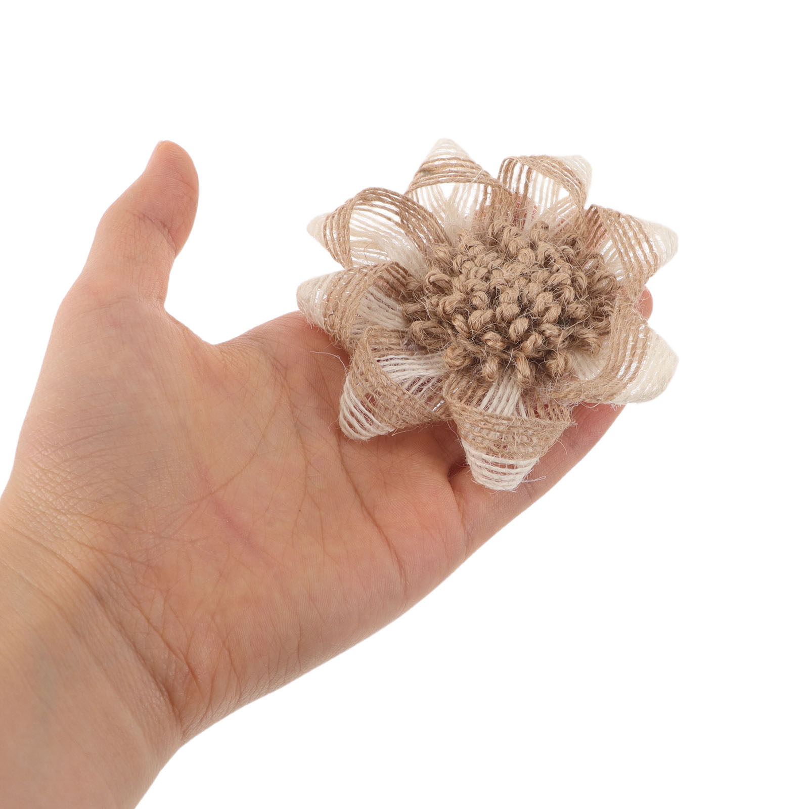 9Pcs Craft Flowers Burlap: Vin - Craft Embellishments recension och pris