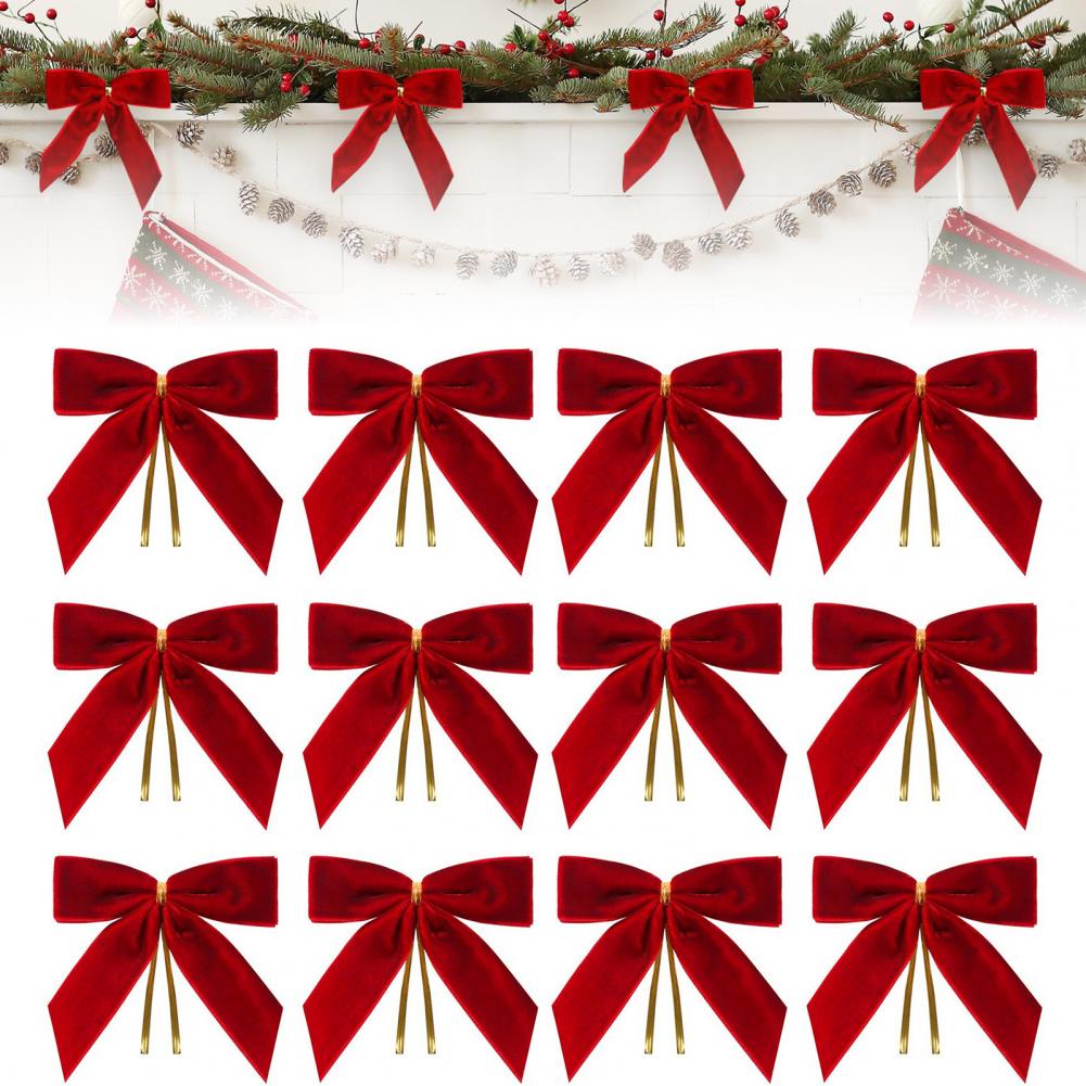 Christmas Bow Embellishment Ch - Christmas Craft Embellishment recension och pris
