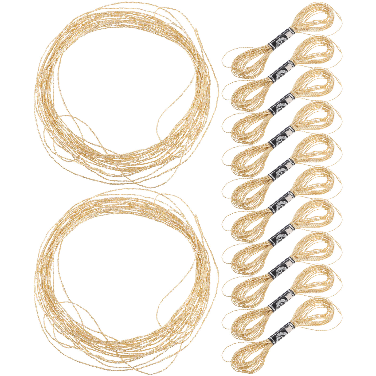 12Pcs Shimmering Metallic Embr - Embroidery Craft recension och pris