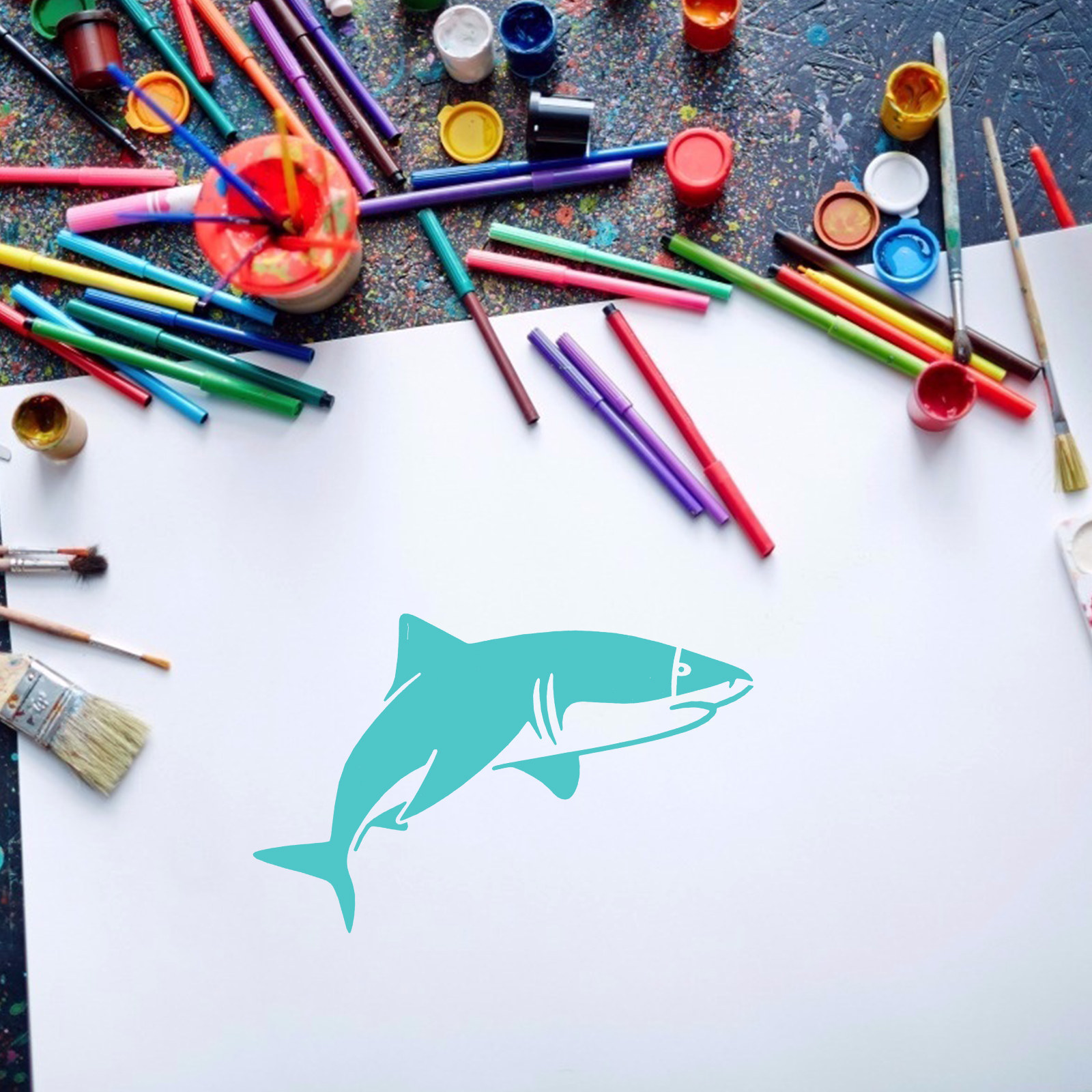 16pcs Ocean World Painting Tem - Craft Embellishment World recension och pris