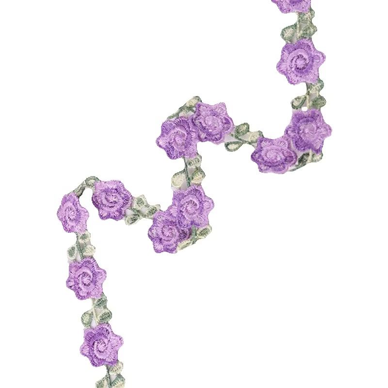 1/3/5Y Colorful Plum Bossom Fl - Lace Ribbon Trim recension och pris