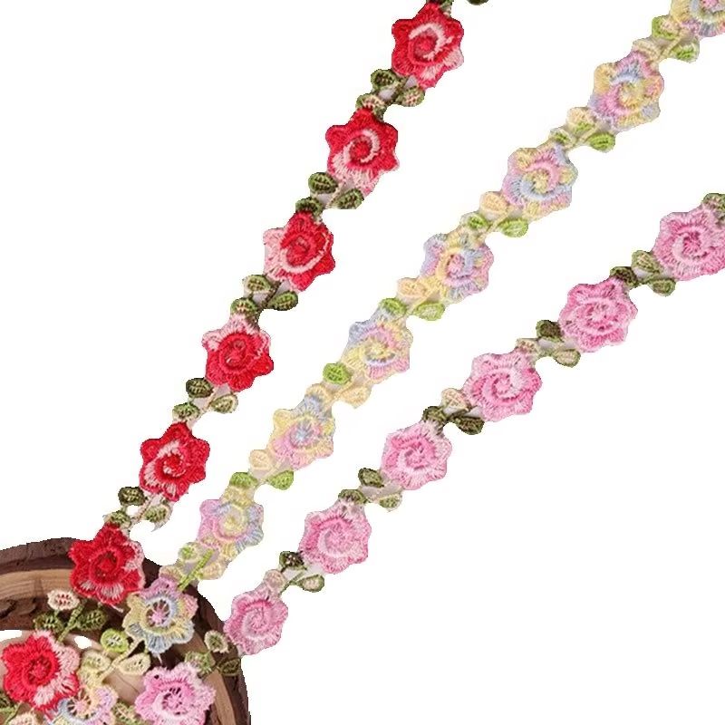 1/3/5Y Colorful Plum Bossom Fl - Lace Ribbon Trim recension och pris