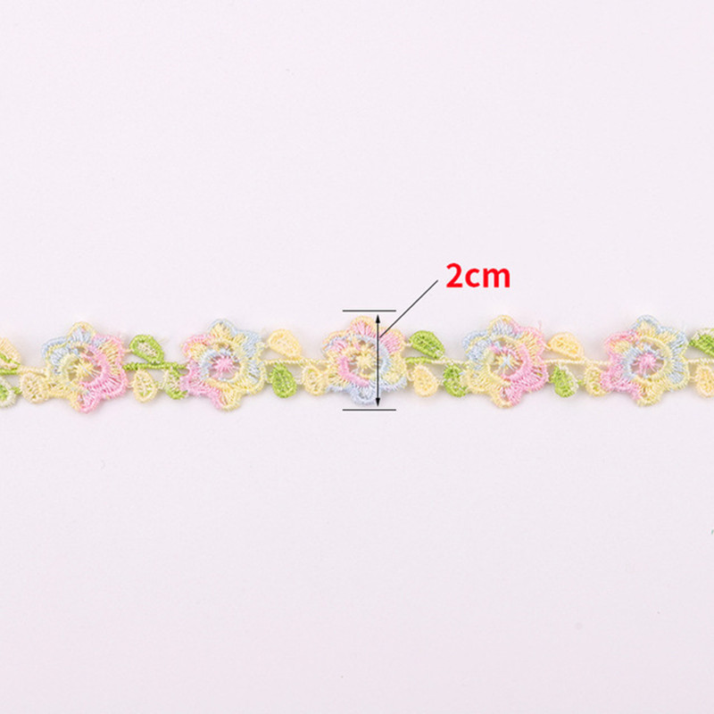 1/3/5Y Colorful Plum Bossom Fl - Lace Ribbon Trim recension och pris